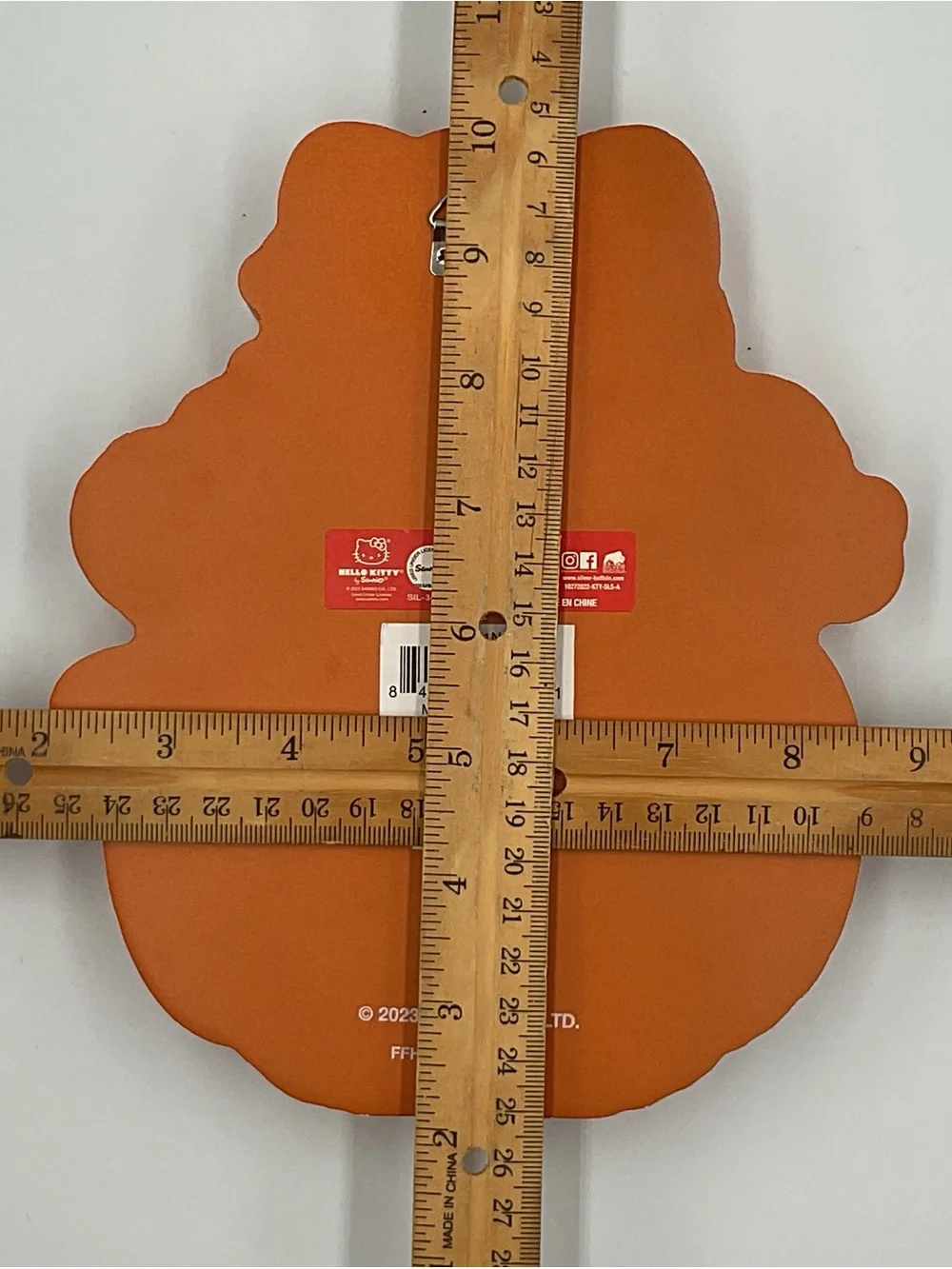 Sanrio Hello Kitty Halloween Pumpkin Wooden Plaque Wall Hanging Home Table Decor